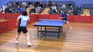 Jian Fang Lay vs Stephanie Sang  2009 Australian Open Table Tennis Womens Semifinal [upl. by Eibloc]