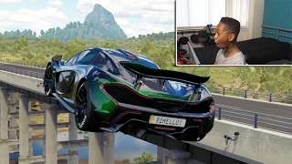 INSANE CUSTOM McLaren P1 1000HP  Forza Horizon 3 Career With Steering Wheel [upl. by Katherin320]