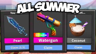 How to Get ALL Summer Items in Murder Mystery 2 [upl. by Barsky]