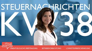 Steuernachrichten  Update 382021  Kostenlos amp schnell informiert [upl. by Dorcia306]