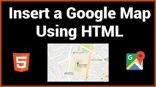 Insert a Google Map to Your Website [upl. by Jodee]