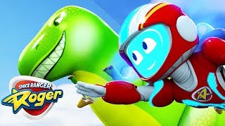 Space Ranger Roger  Flying Dinosaur  Cartoons For Children  Cartoons For Kids [upl. by Lac]