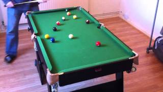 Snooker Table Folding 5ft BCE Riley Black [upl. by Oicnedurp]