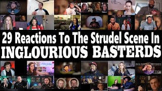 29 Reactions To The quotInglourious Basterdsquot Strudel Scene 🍽️ [upl. by Nebe]