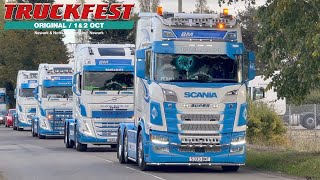 Trucks Leaving  TRUCKFEST 🇬🇧 Original Newark UK 2022 [upl. by Abigael891]