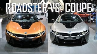 BMW i8 Roadster Vs Coupe  Whats The Difference [upl. by Annahpos]