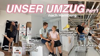 UMZUGSTAG 1 Schlüsselübergabe IkeaHaul erste Nacht in der neuen Wohnung…  Moving Diaries Ep 5 [upl. by Anaxor505]