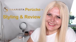 HAARISTA Perücke  Styling amp Review [upl. by Leibarg]