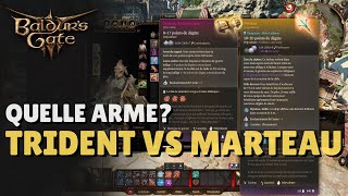 Trident Nyrulna vs marteau de lancer nain  Baldurs Gate 3 [upl. by Isnyl832]