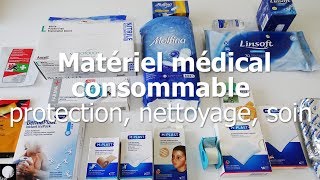 Matériel médical consommable protection nettoyage soin [upl. by Ado]