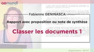 Note de synthèse 35  classer les documents I [upl. by Clarkson]