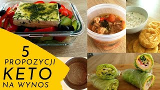 KETO na wynos czyli 5 propozycji posiłków do pracy i nie tylko [upl. by Aihseuqram]