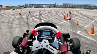 Honda eGX Racing Kart  POV Review [upl. by Anasor]