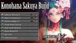 Konohana Sakuya Build Guide The BEST New Demon  SMT V Vengeance [upl. by Asserak31]