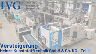 Versteigerung Heinze Kunststofftechnik GmbH amp Co KG Teil II I IVG [upl. by Alien]