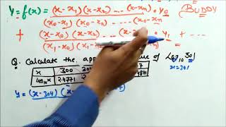 Lagrangess Interpolation Formula for Uneqispaced Values [upl. by Phillane]