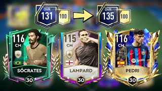 MASSIVE F2P TEAM UPGRADE 131 TO 135 OVR   FIFA MOBILE 22 [upl. by Vassily]