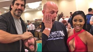 ROASTING FORMER WWE SUPERSTARS AT WRESTLING CONVENTION [upl. by Jeramie]