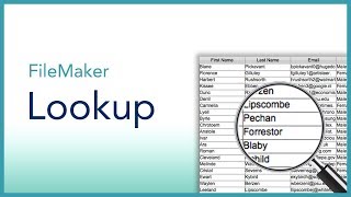 FileMaker Lookup Tutorial [upl. by Aihsatal]