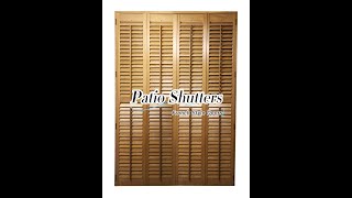 Plantation Shutters for Patio Doors  Goodwoodshutterscom [upl. by Ettelocin]