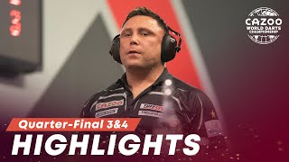 SILENCE OF THE FANS  QuarterFinals 3amp4 Highlights  202223 Cazoo World Darts Championship [upl. by Annalla]