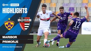 Maribor 4  1 Primorje  7 krog 202425 PrvaLigaTelemach [upl. by Abercromby]