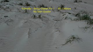 Schnittke  String Quartet No 1  III Cadenza [upl. by Judd]