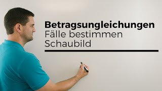 Betragsungleichungen Fälle bestimmt gelöst jetzt Schaubild  Mathe by Daniel Jung [upl. by Airlia]