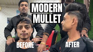 Modern mullet haircut done precisely at kundansaloondarjeeling [upl. by Isidro]