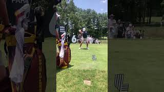 Bryson DeChambeau Driver Slow Motion Face On View [upl. by Madelle]