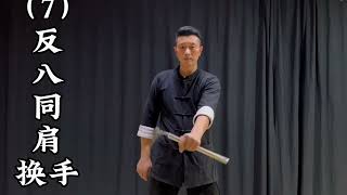 双节棍技巧，9种换手的方式 Nunchaku skills 9 ways to change hands ヌンチャクの技、9通りの持ち替え [upl. by Aisenet]