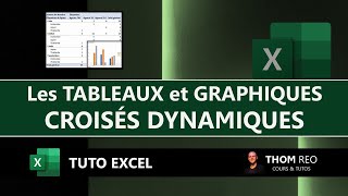 Créer un TABLEAU CROISÉ DYNAMIQUE  GRAPHIQUE  Cours EXCEL gratuit [upl. by Siurad]