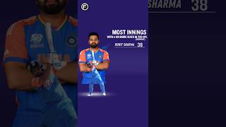 most innings with 4 or more sixes in T20IPL shorts rohitsharma song tamil music cricket [upl. by Vocaay]