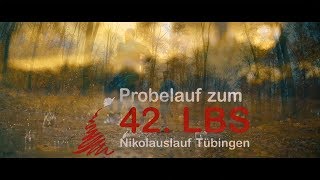 Probelauf zum 42 LBS Nikolauslauf Tübingen [upl. by Eibor]