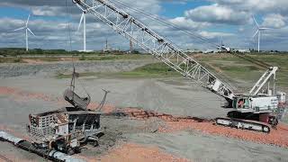 Dragline working in the UK 🇬🇧 [upl. by Mailiw]