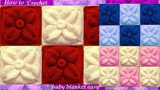 Como tejer con Ganchillo Crochet punto de hojas acolchadas en doble relieve [upl. by Nnazus]