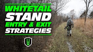 WHITETAIL STAND ENTRY amp EXIT STRATEGIES [upl. by Gert]