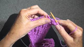 KNIT THE RICK RACK STITCH PART 2 [upl. by Fahy]