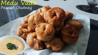 Crispy Medu Vada with Chutney👌Vada Recipes  South Indian Vada  Breakfast Recipes😋Indian Breakfast [upl. by Airtened]