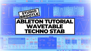 Ableton Wavetable Techno Stab ala Surgeon Oscar Mulero Birmingham techno with free Ableton Rack [upl. by Cristobal]