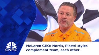 McLaren CEO Norris Piastri styles complement team each other [upl. by Maria640]