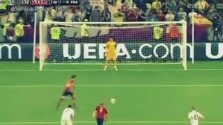 SPAIN vs FRANCE 20  Euro 2012 Xavi Alonso Goal 2362012 [upl. by Dulce610]