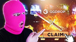 HITTING THE MOST BEAUTIFUL KNIFE IN CS2 GGDROP PROMO CODE [upl. by Toole]