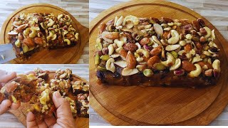 10 minutes Khajur dry fruit burfi  date and dry fruit burfi  winter special khajoor dessert [upl. by Olivia]