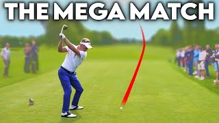 THE MEGA MATCH Luke Donald Rick Shiels Chris Wood Me  CROWDS [upl. by Sass]