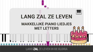 Lang Zal Ze Leven leren spelen op piano Makkelijke piano lessen voor beginners [upl. by Neilla]