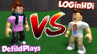 BATTELING VS LOGinHDi IN POKEMON BRICK BRONZE  DefildPlays [upl. by Cyrillus]