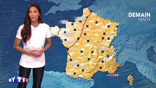 La première météo de Tatiana Silva la nouvelle présentatrice TF1 [upl. by Demp261]