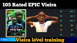 How To Train EPIC Patrick Vieira In efootball 2025  Epic Vieira efootball 2025 [upl. by Salomi116]