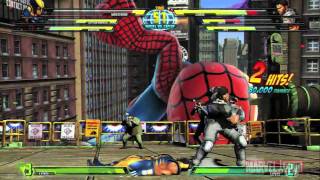 Marvel vs Capcom 3 Gameplay Video 1 [upl. by Frederiksen]